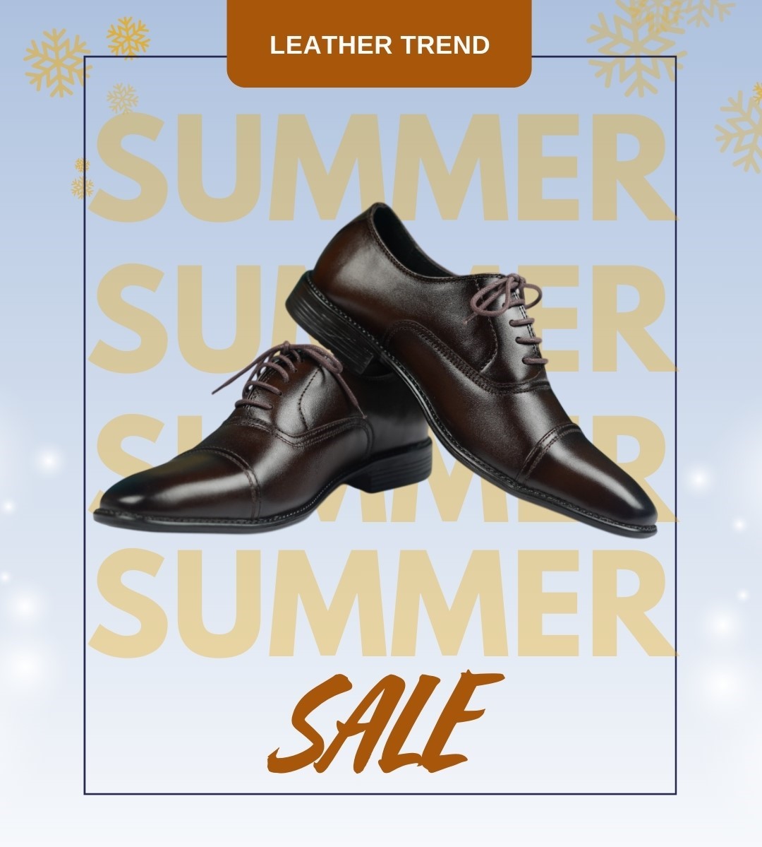 Blue and White Modern Winter Sale Instagram Post - 4