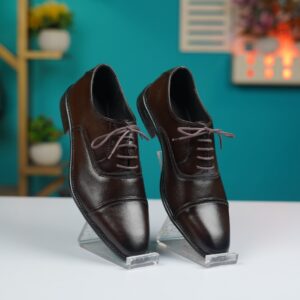 Formal Leather Oxford Shoe (Brown)