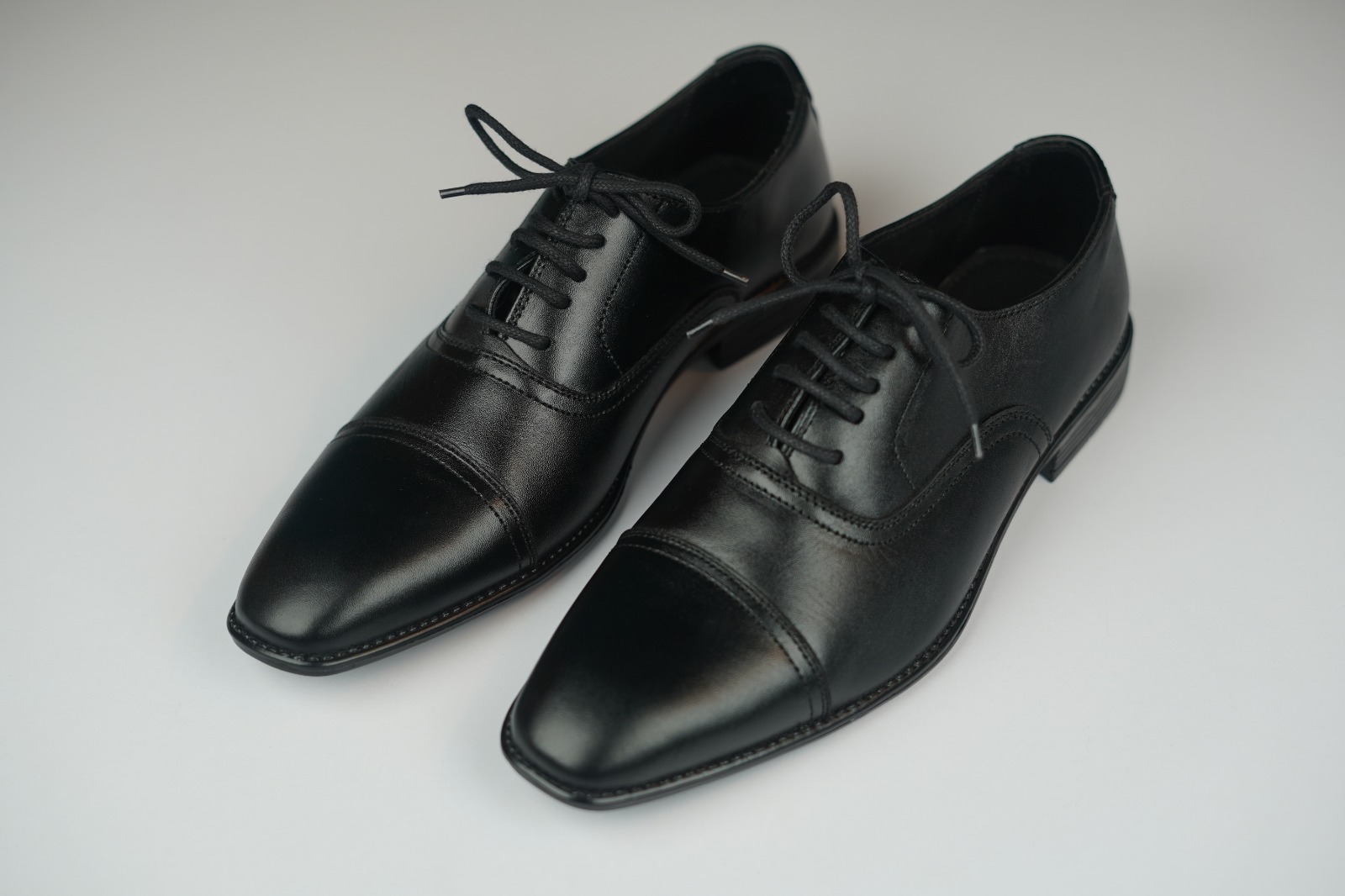 Formal Leather Oxford Shose (Black) - Image 2