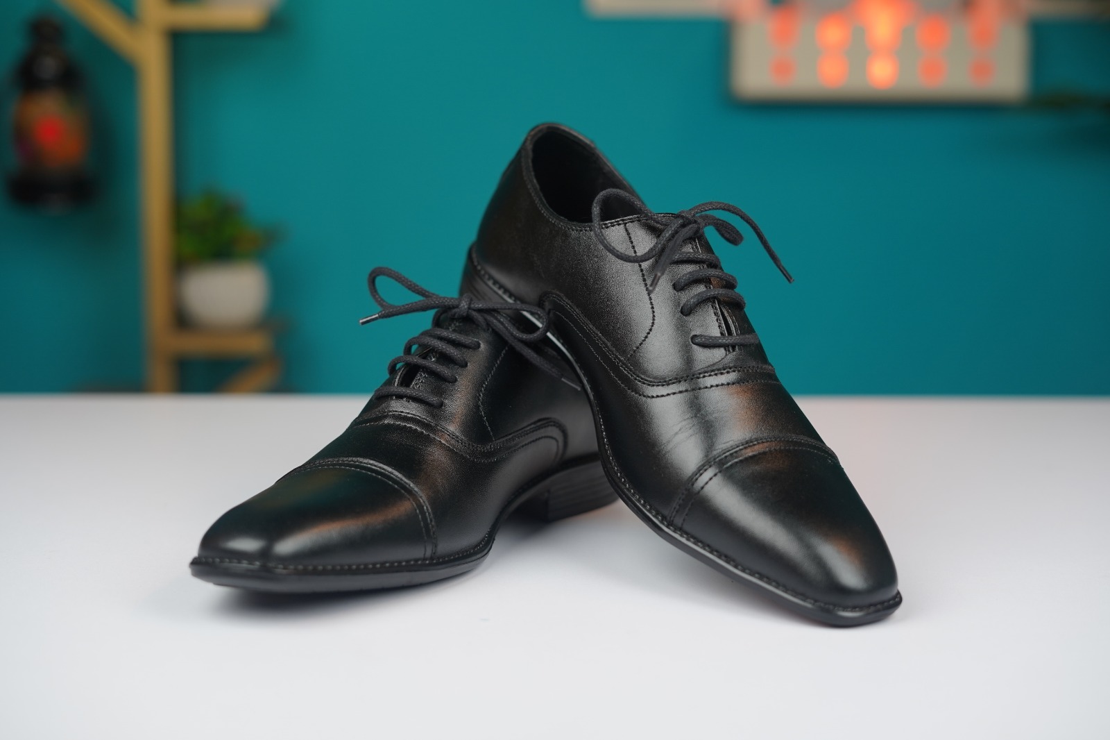 Formal Leather Oxford Shose (Black) - Image 4